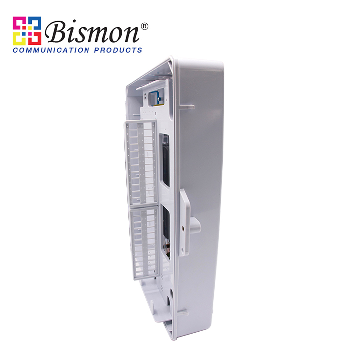 กล่องเก็บสายไฟเบอร์ ภายนอก Wall Mount Box for FTTH 48 Core-unload